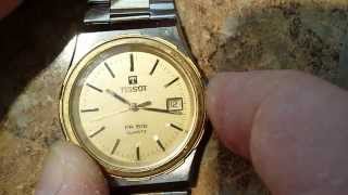 How to set the minute hand on a vintage Tissot PR516 Quartz watch [upl. by Arbe]