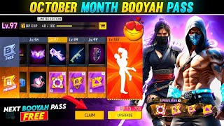 Next Booyah Pass Free Fire 🥳🤯  October Booyah Pass Free Fire  Free Fire New Booyah Pass [upl. by Ecitnerp479]