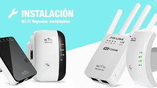 Instalación y Configuración Repetidor Amplificador WiFi  Wireless WiFi Repeater Installation [upl. by Livingstone]