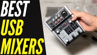 TOP 5 Best USB Mixers For 2022  MultiChannel Audio Mixer Interface For Live Streaming [upl. by Alilahk]