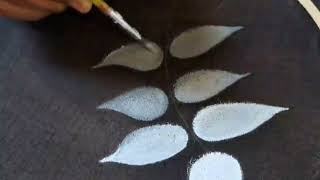 Quick Fabric Painting StepbyStep Tutorial for Beginners [upl. by Gnilhsa364]