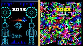 Best Levels of Every Year in Geometry Dash [upl. by Freida]