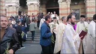 Procesiune de Florii la Catedrala Mitropolitană din Sibiu [upl. by Alilad194]