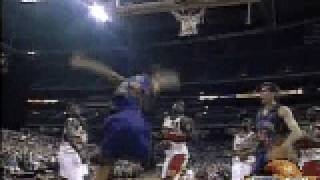 Knicks Marcus Camby dunking on Mutombo in the 99 playoffs [upl. by Benis]