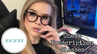 Zenni Optical Review  CHEAP PRESCRIPTION GLASSES [upl. by Chemash520]