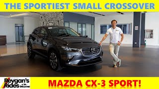 The Mazda CX3 Sport Is A Premium Sporty Crossover Car Feature [upl. by Oiramat]