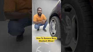 How to remove Benz Maybach wheel cars ceramicoating carceramiccoating shortstamil [upl. by Ynahpit630]