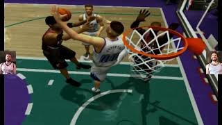 Jazz vs Trailblazers  NBA Live 2004 [upl. by Morty248]