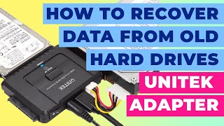 How To Recover Data from Old Hard Drives  Unitek IDE amp SATA Adapter [upl. by Jock]