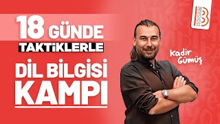 14Gün  Taktiklerle Dil Bilgisi  Taktiklerle Cümlenin Ögeleri  Kadir Gümüş  2024 [upl. by Ahsinod]