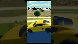 Highest jumps cargame of highest jump4 km pratiharas speedYouTube short [upl. by Durrett263]