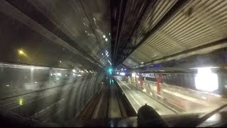 Train Cab Ride NL  Night  Duivendrecht  Schiphol  Hoofddorp Opstel  coupling  Dec 2016 [upl. by Ikcim]