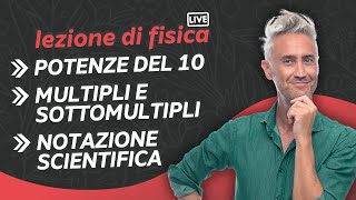 ESERCIZI SVOLTI su potenze del 10 multipli e sottomultipli notazione scientifica [upl. by Teryl661]