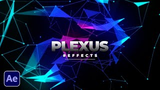 Create Plexus Motion Graphic Lines in After Effects  Tutorial [upl. by Bithia850]