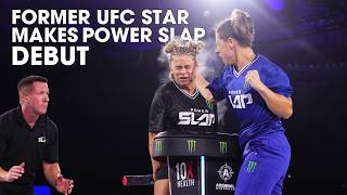 Former UFC Star Makes A Statement  Paige VanZant vs Christine Wolmarans  Power Slap 8  Full Match [upl. by Llydnek368]