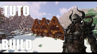 TUTO  Construire une écurie vikingmédiévale  Minecraft [upl. by Fitts465]