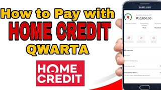 HOW TO USE HOME CREDIT QWARTA 2024  Step by step Tutorial [upl. by Anayik170]