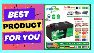 LiFePO4 24V 300Ah 200Ah 12V 100Ah 140Ah 48V Battery Pack 7680Wh Grade [upl. by Noneek]