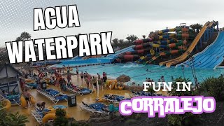 Acua water park Fuerteventura [upl. by Nnaeoj]