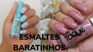 ESMALTES NOVO TOQUE TÁ NAS REDES  RESENHA [upl. by Asiruam]