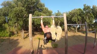 Barstarzz FRANCE Incredible Front lever pull ups Kevin SOLER [upl. by Caughey431]