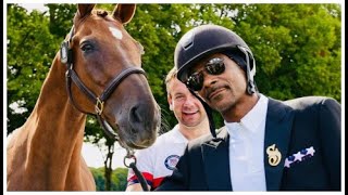 Snoop Dogg Steals the Show at Olympic Dressage Despite Fear of Horses [upl. by Cheng889]