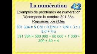 La numération exemples de problèmes [upl. by Vin]