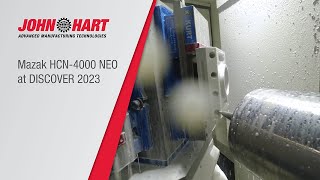 Mazak HCN4000 NEO demonstration at DISCOVER 2023 [upl. by Yeniar]