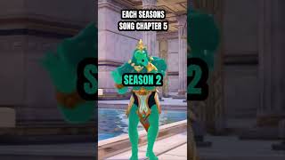 Each seasons song chapter 5 chapter5 fortnite song shorts [upl. by Rubliw]