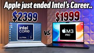 XPS 14 vs 14quot MacBook Pro  Apple just KILLED Intel [upl. by Odelle]