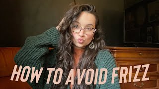 HOW TO AVOID FRIZZY HAIR  2B WAVY HAIR [upl. by Aitnecserc]