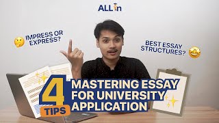 🎓4 TIPS IN MAKING THE GREAT ESSAY FOR UNIVERSITY APPLICATION💬 [upl. by Udell]