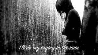 Aha  Crying in the Rain with lyrics [upl. by Lucine]