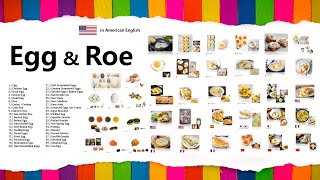 Egg and Roe in American English with Egg Cooking Styles [upl. by Akiehs]