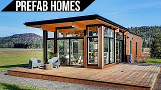 3 Amazing Modern PREFAB HOMES With Must See Features [upl. by Onnem]