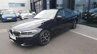 VE22ZBN  2022 BMW 5 Series 520d M Sport Saloon RefId 513666 [upl. by Grube]