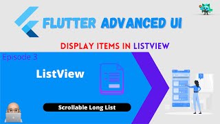 Flutter Advanced UI Series EP03 ListView amp ListTile [upl. by Lorna]