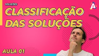 1 Classificação das Soluções Físico Química [upl. by Neelsaj806]