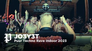 JO3Y3T  Puur Techno Rave Indoor Festival 2023  Ijland Amsterdam [upl. by Cleland]