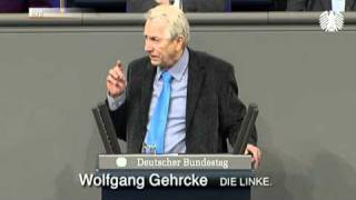 Wolfgang Gehrcke DIE LINKE Menschen in Libyen retten  durch Vermittlung [upl. by Cohe189]