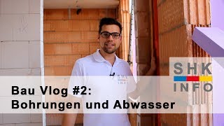 Kernbohrungen und Abwasserleitungen  Bau Vlog 2 [upl. by Pokorny829]