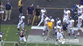 Texas AampM Football Drew Kasers 76 yard punt vs Rice 83113 [upl. by Hgielhsa912]