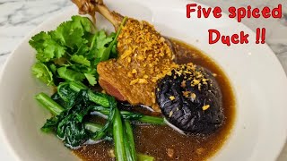 How to Cook the Perfect Five Spice Braised Duck Leg [upl. by Cheslie191]