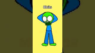 64 bits 32 bits 16 bits 8 bits 4 bits 2 bits 1 bits animation [upl. by Gretna]