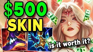 I tried the New 500 Faker Ahri Skin so you wont have to  Immortalized Legend Ahri [upl. by Yelnats469]