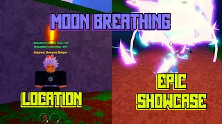 Epic Moon Breathing Showcase  Location II Slayers Unleashed [upl. by Dukey]