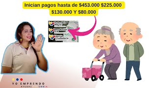 Pagos hasta 453000 hasta 80000 Nuevo Boletin de Pagos Subsidios y Ayudas Colombia [upl. by Katushka]