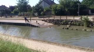 Petite promenade en vélo le long du canal de lOurcq partie 1 [upl. by Cadmar]