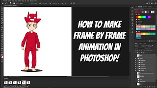 Mastering FramebyFrame Animation in Photoshop in 20 minutes  StepbyStep Tutorial [upl. by Jannel]