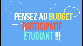 Université Lumière Lyon 2  Le Budget participatif étudiant [upl. by Rakabuba808]